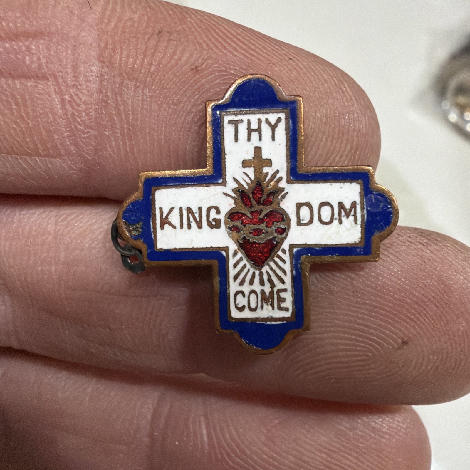 Vintage Thy Kingdom Come Pin