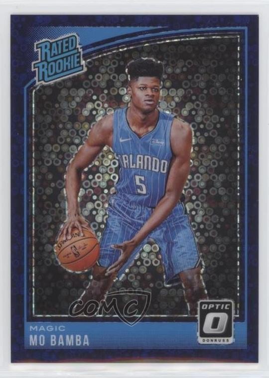 2018 Donruss Optic Rated Rookie Fast Break Purple Prizm 56/95 Mo Bamba #160 p0i