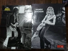 Randy Rhoads Ozzy Osbourne Photo Poster Lot 