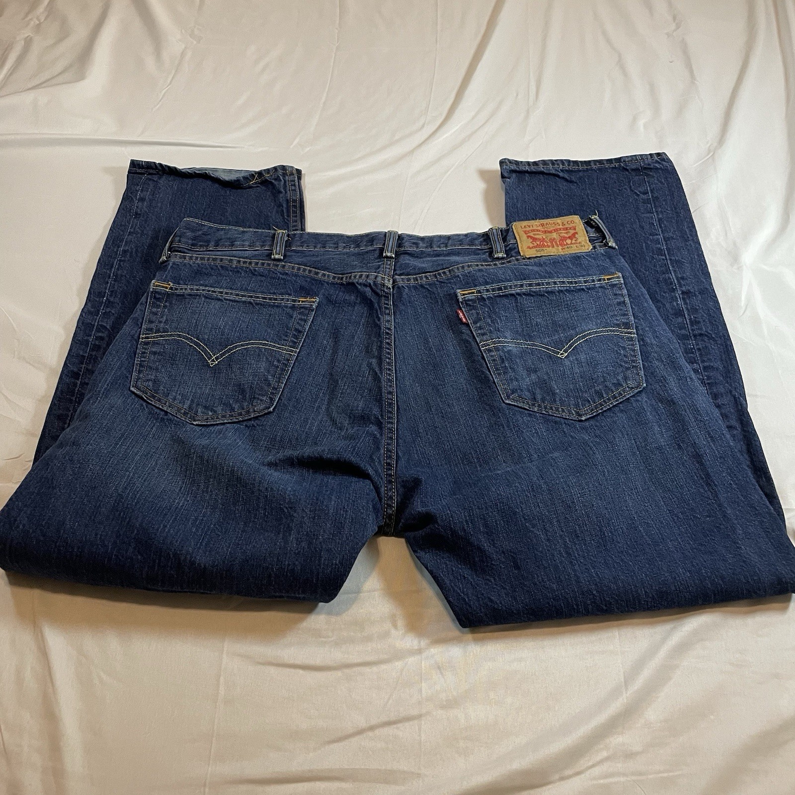 Levi’s 505 Regular Fit Jeans Men’s 40x30 Act: 40x29 D-880 thumbnail 10