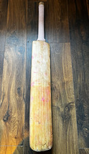 TON Grade 2 Willow Cricket Bat - Short Handle, Beige, Slight Bow, 85cm