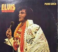 Vintage RCA 1975 Elvis Presley Pure Gold Vinyl Album Pre-Owned