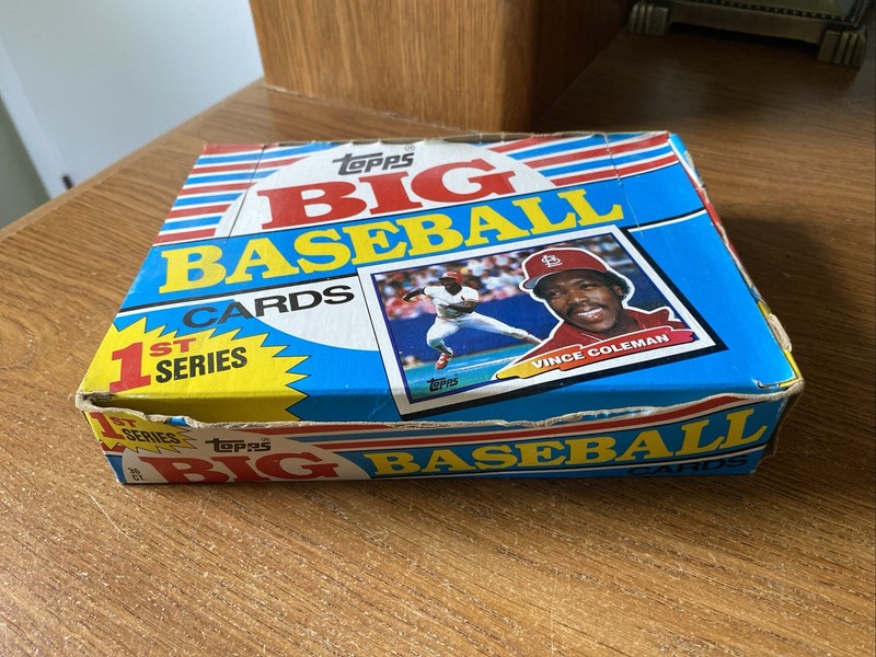 1988 Topps Big Baseball Cards 1st Series 36 Factory Sealed Packs. 7 Cards Per