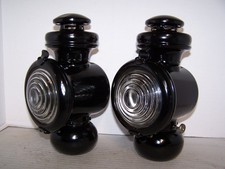 Model T Ford Cowl Lamps Side Lights Jno Brown  Antique  Vintage Ford Sidelights