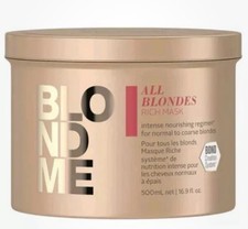 Schwarzkopf BlondMe All Blondes Rich Mask Intense Nourishing Regimen 16.9oz