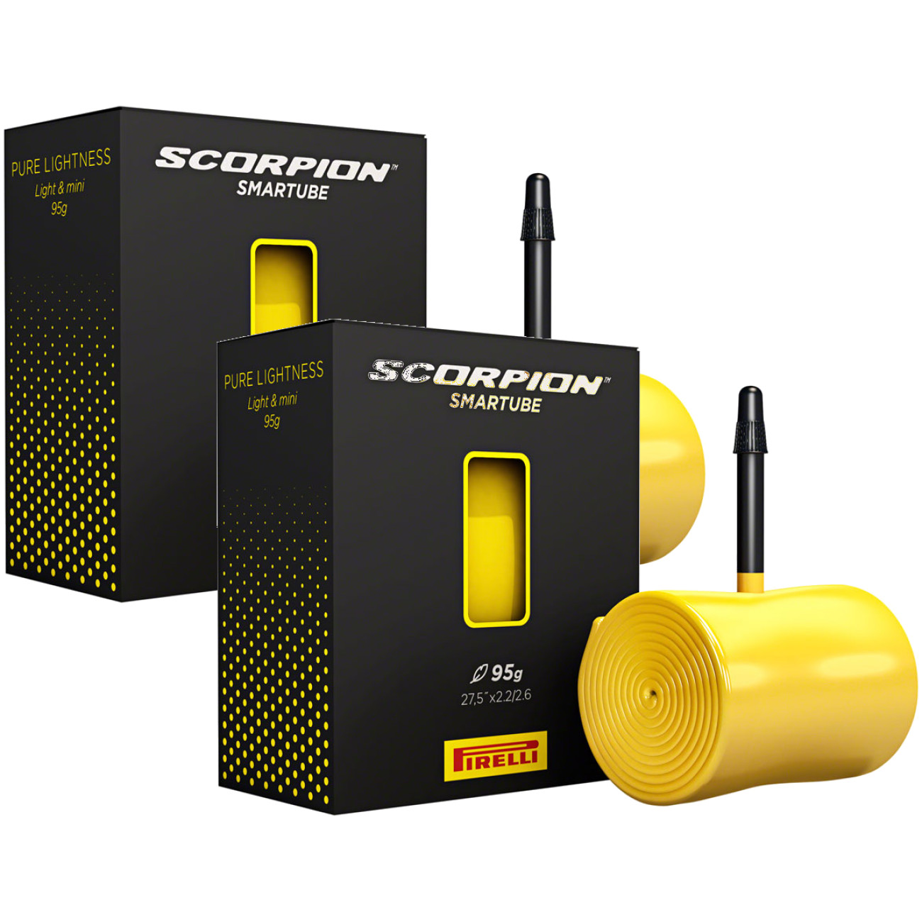 Комплект из 2 трубок Pirelli Scorpion SmarTube - 27,5 x 2,2-2,6, клапан Presta диаметром 42 мм