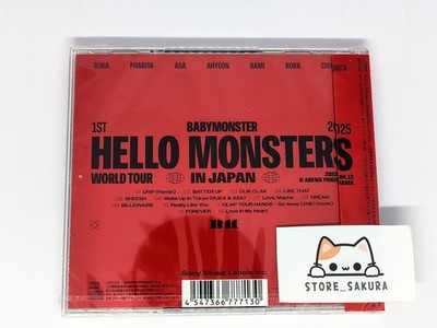 BABYMONSTER/1ST WORLD TOUR<HELLO MONSTE… BABYMONSTER 1ST WORLD TOUR HELLO MONSTERS IN JAPAN 2025.04.13 CD