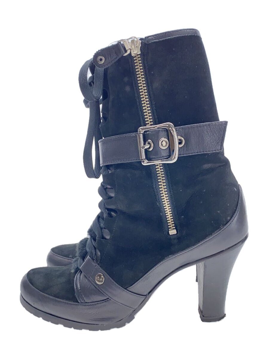 Diana Lace-Up Boots/24.5Cm/Blk 535