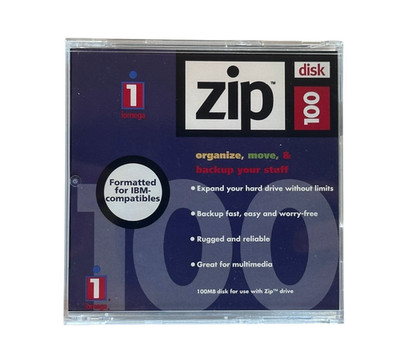NEW iomega Zip 100 Disks IBM Compatible Formatted Storage - 8 disks