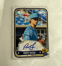 Onyx Vintage 2024 Robert Gasser Rc Auto Autographs Insert Varoga Brewers