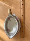 GRAVY BOAT AND UNDER TRAY  PM Bavaria Germany Gold Guild Floral Rose and band — photo 10