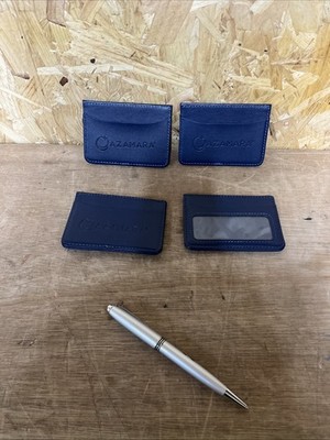 4 Azamara Cruises blau Kunstleder Schlüsselkarte & Ausweisetui Brieftaschen Etuis