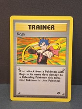 Koga Trainer Pokémon Card Vintage Non Holo Rare Gym Challenge 106/132 WOTC on eBay