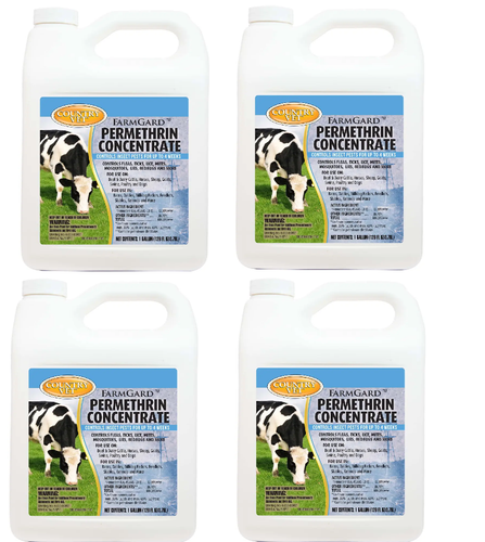 Country Vet FarmGard Permethrin Concentrate - 1 Gallon (Case of 4) 343962CVA