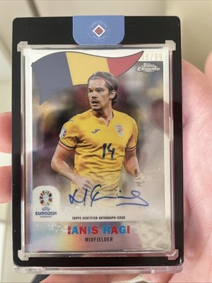 Topps Chrome 23/24 UEFA Euro Ianis Hagi Auto /99