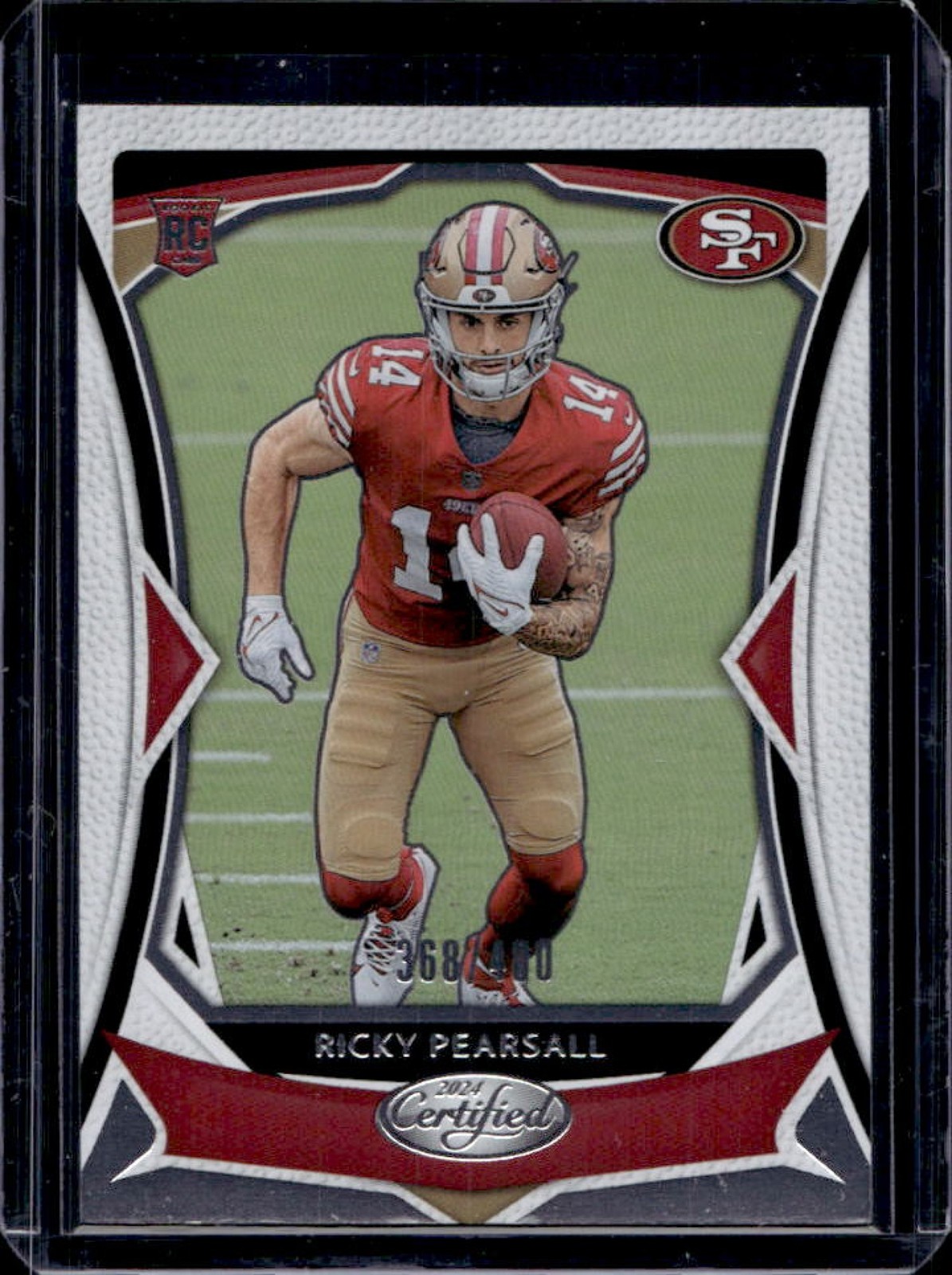 2024 Panini Certified Ricky Pearsall Rookies Rookie RC #368/400 49ers