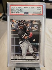 2019 Chrome Update Target Rookie Debut  Eloy Jimenez PSA 9 Auto