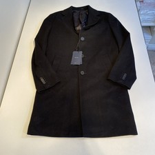 Mango Men s Wool Overcoat Black XS