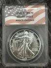 1990 American Silver Eagle MS-70 ANACS Certified. FLAWLESS. Trends $4800+
