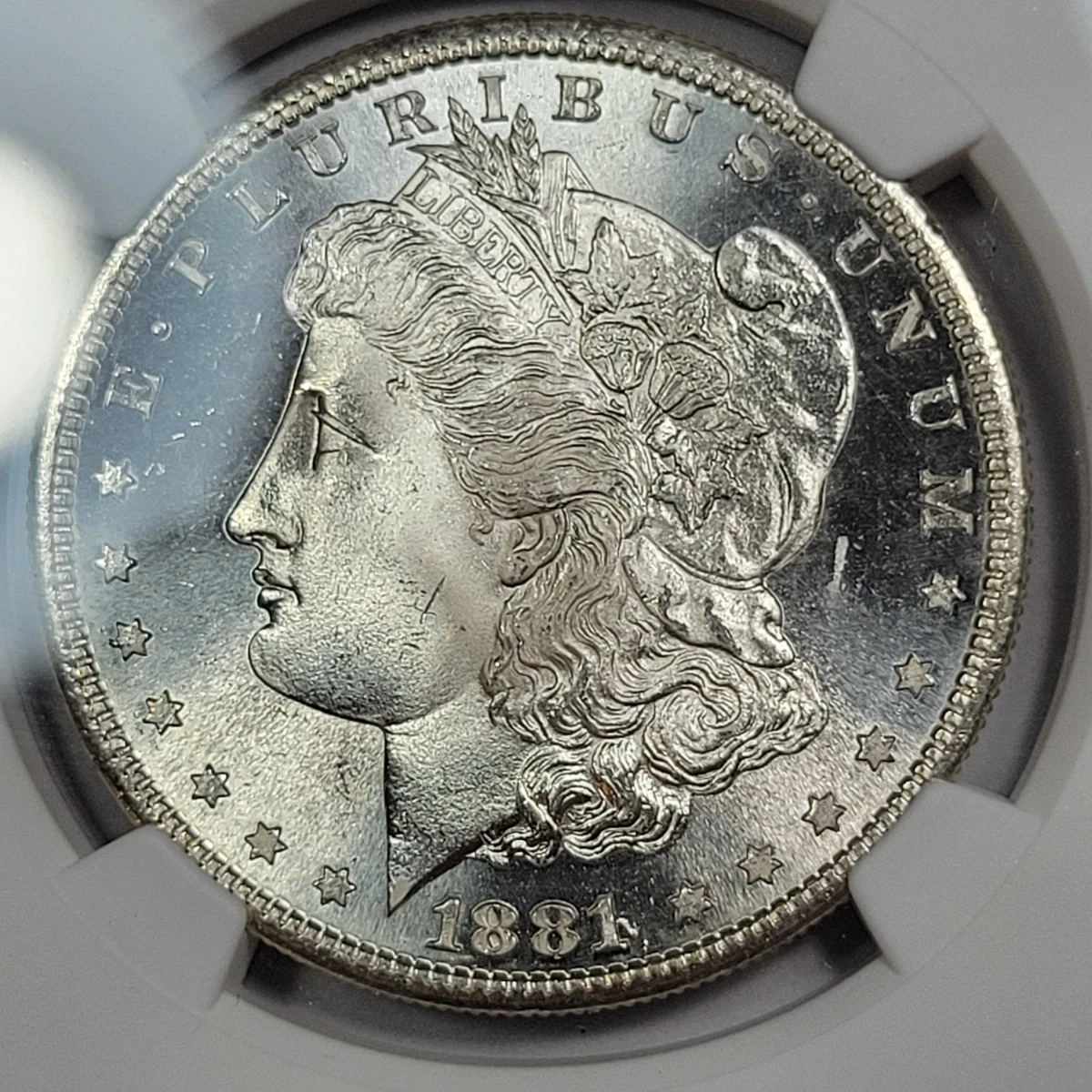 1881年 モルガン・ダラー $1 MS 63 MS 63 Graded 1881 Year Morgan US Dollars (1878-1921) for sale | eBay