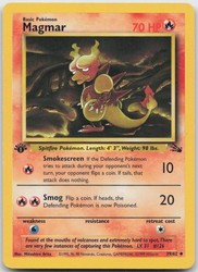 Magmar 39/62 Fossil 1st Edition Uncommon