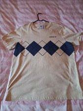 Adidas Originals Archive Argyle Golf T Shirt Size Large