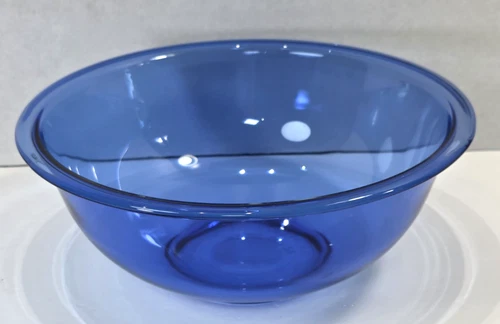 Pyrex Cobalt  Blue Clear Bottom Replacement Nesting Mixing Bowl 2.5 Liter 325