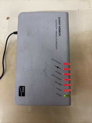 SMA Sunny Webbox Plant Monitoring Device With Bluetooth. Device Only.