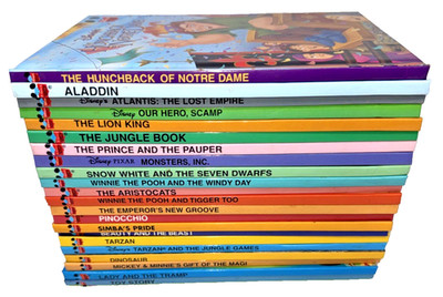 Lot of 23 Disney's Wonderful World Of Reading Books