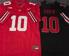 Fast Free Shipping!! Julian Sayin Ohio State Buckeyes OSU Stitched Jersey 10