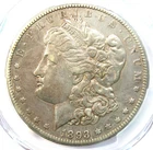 1893-CC Morgan Silver Dollar $1 Carson City Coin - Certified PCGS XF Detail (EF)