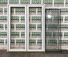 UPVC BIFOLDING DOORS BIFOLDS DOUBLE BI-FOLDING SLIDING USED TALL TWO 2 FRENCH