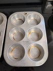 Vintage Worthmore Aluminum 6 Count Muffin Cupcake Tins Made In USA Lot Of 2 — photo 2