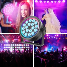 270W 4 in 1 RGBW 18 LEDs Quiet Par Light Wash Stage Light DMX Disco Party Show