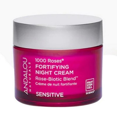 1000 Roses Fortifying Night Cream 1.7 Oz By Andalou Naturals
