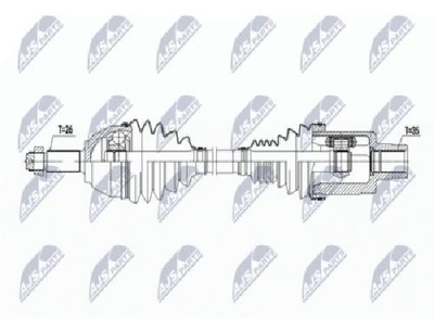 Original NTY Antriebswelle NPW-BM-135 für MINI