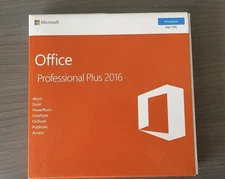 Microsoft Office 2016 Professional Plus DVD+Product Key Sealed | Verified 8 PCs