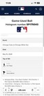 Davis Martin Chicago White Sox Vs Cubs Game Used Baseball 5/16/2026 Happ Suzuki — photo 5