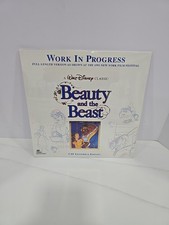 Beauty and the Beast: Work in Progress Laserdisc 1991 2LD FACTORY SEALED NEW
