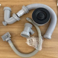 Double Kitchen Sinks Drain Pipe Kit Drain Pipe See Pictures