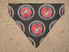 US Marine Corps Dog Bandana - 3 designs - 5 sizes XS - XL