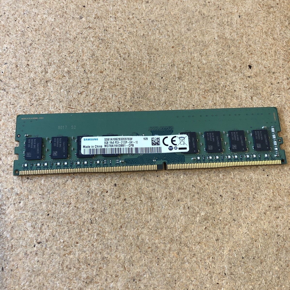 SAMSUNG 8GB 1R×4 PC4-2133P-RC0×20枚 Samsung 8GB 1Rx4 PC4-2133P-RC1-11-DC0 ECC REG Server Memory