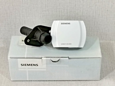 LOT 2 PCS SIEMENS QAM2120.040 Duct Sensor LG - WITH FILTHY BOX