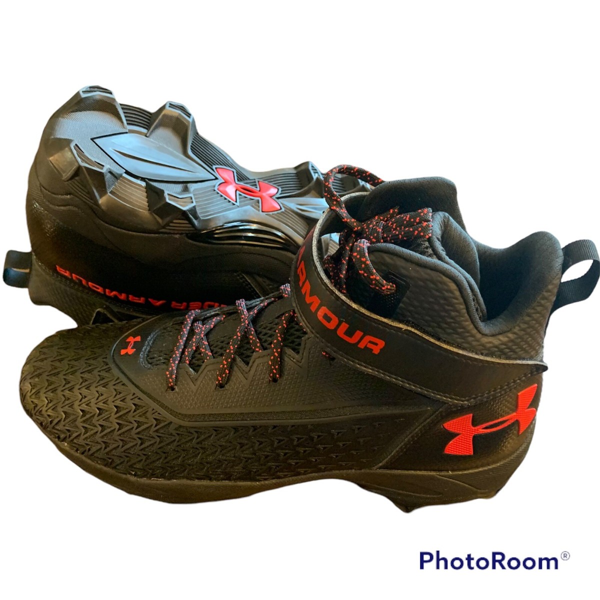 Under Armour Rubber Football Cleats Hammer BLACK RaRe Under Armour Hammer 2 Detachable Football Cleat - Men main image 3