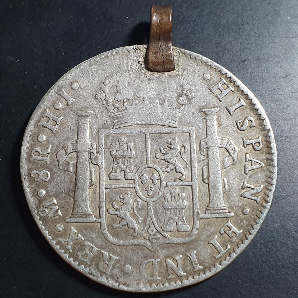 Mexico Spanish Colonial 8 Reales Ferdin Ferdinand VII 1810 Mo HJ Mexico