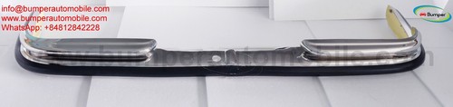 Mercedes benz W108 W109 rear bumpers with rubber New - Picture 3 of 4