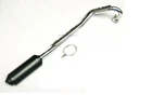 38mm CNC BLACK EXHAUST MUFFLER SET FOR 125 140 150cc SDG SSR ATOMIK PIT BIKE