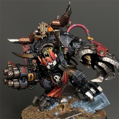 Warhammer 40K Ghazghkull Thraka Xenos Armies Orks Presale Painted