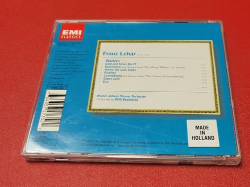 Franz Lehar Waltzes (CD, EMI Classics) Wiener Johann Strauss Orchester Holland - 第 2/6 張圖片