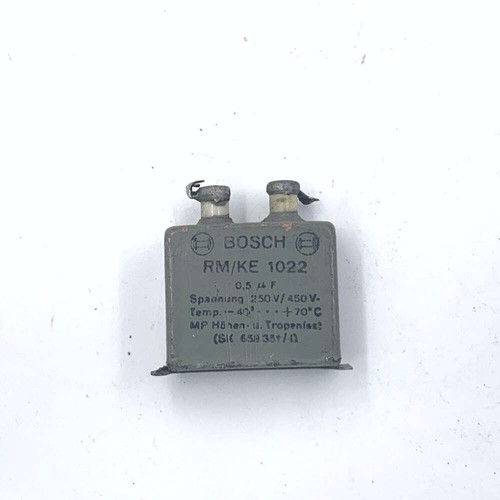 Bosch 0,5uf (500nf) / 250V/450V PIO (Paper In Oil) Kondensator, (NOS) - RM/KE 1022